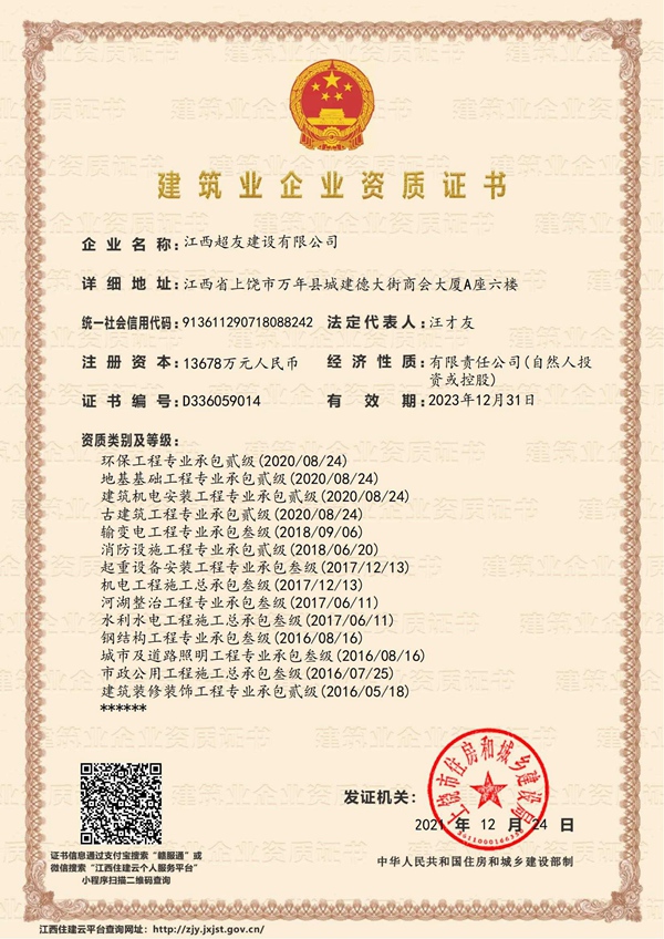 江西超友建设有限公司-企业资质证书-2023.12.31_00(2)